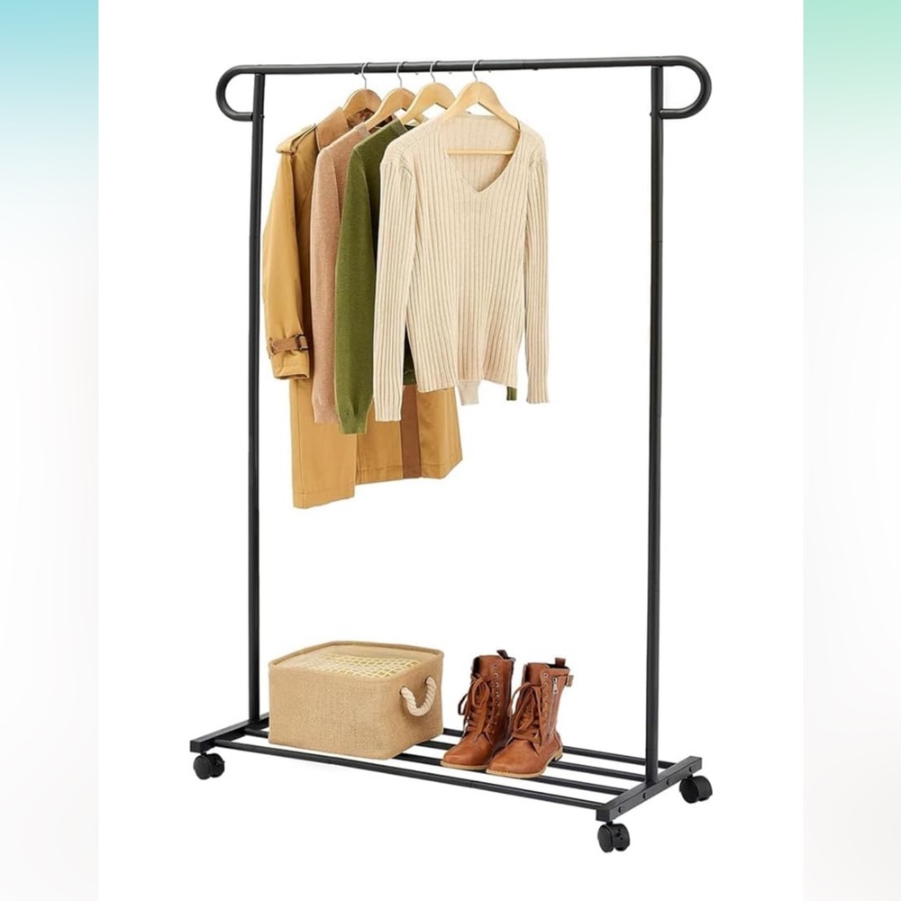 Black Metal Clothing Rack